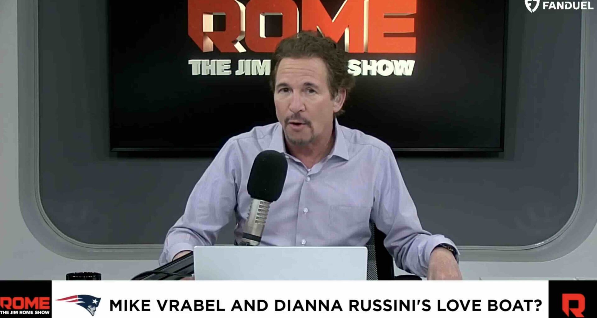 Jim Rome: Mike Vrabel-Dianna Russini scandal 'not going away'