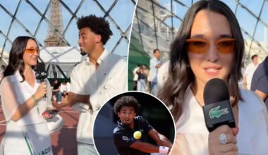 Arthur Fils gets flirty with Germany's Eva Lys at French Open