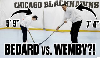 Victor Wembanyama Tries Hockey with Connor Bedard (Uncut)