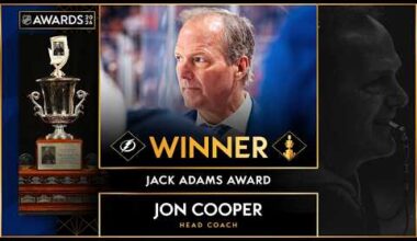 Jon Cooper surprised with Jack Adams Award