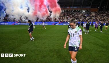Katie McCabe dejected