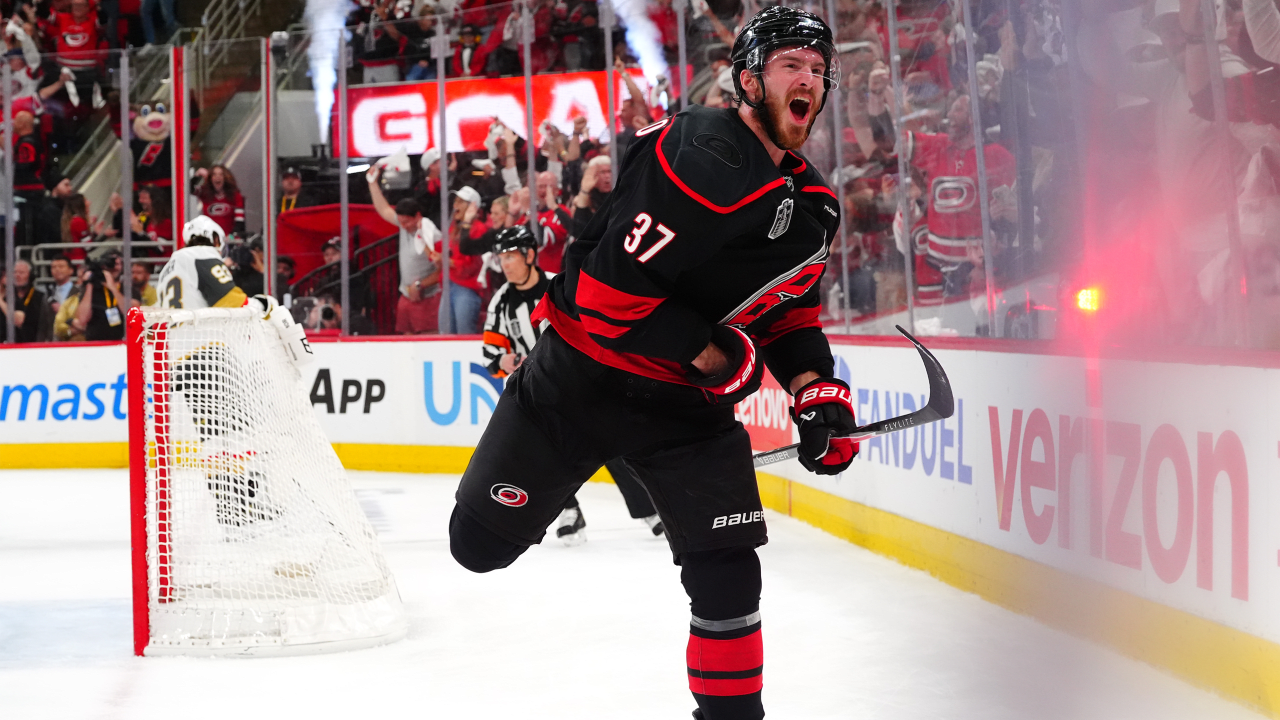 Hurricanes hold off Golden Knights in Game 5, move within 1 win of Stanley Cup