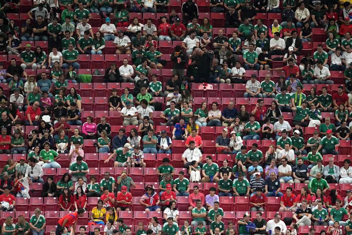 FIFA blames empty World Cup seats on fans who left them to watch from the concourses