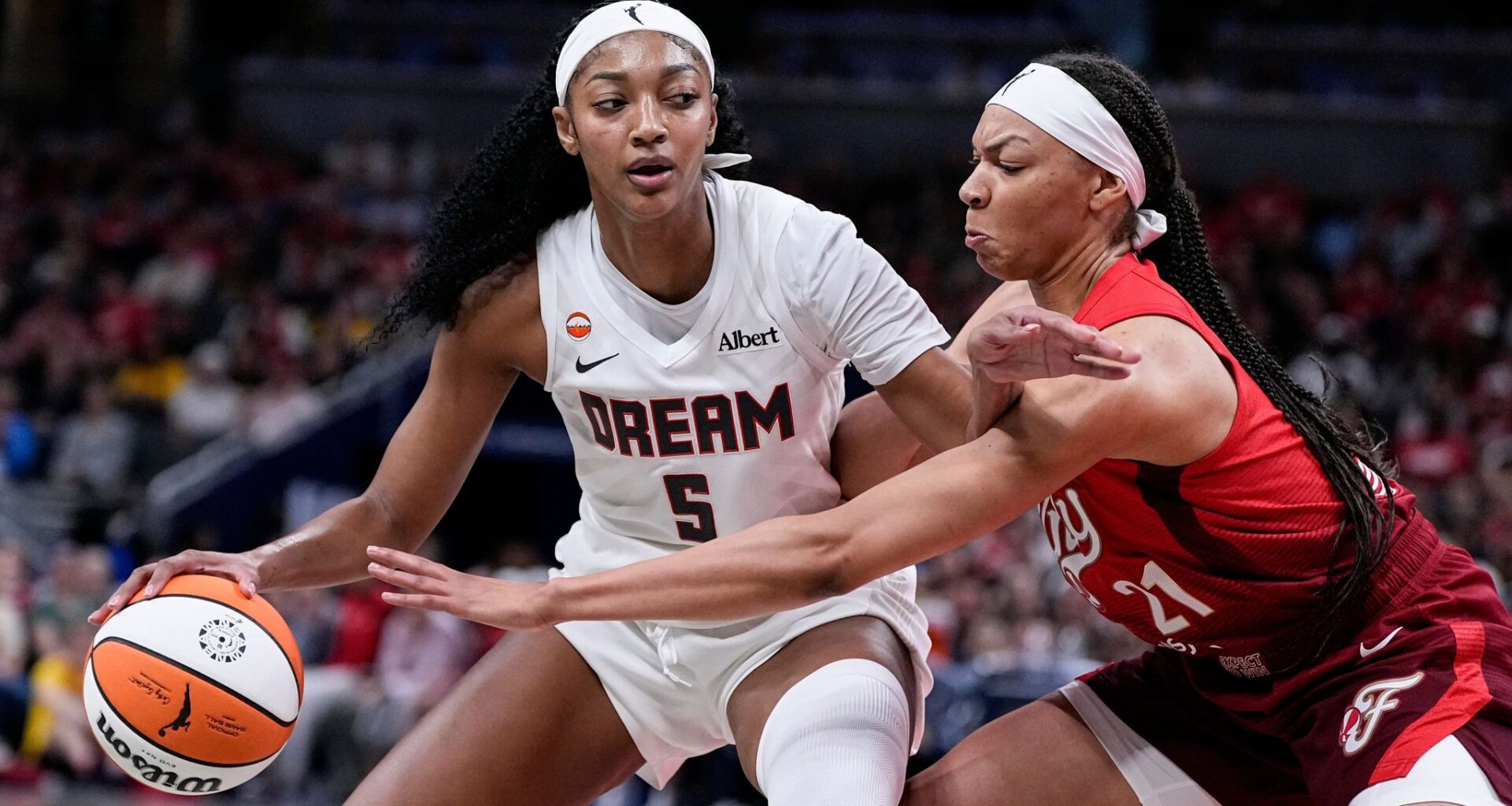 Reese has 21 points, 11 rebounds, and all Dream starters score 16-plus in 108-101 win over Fever