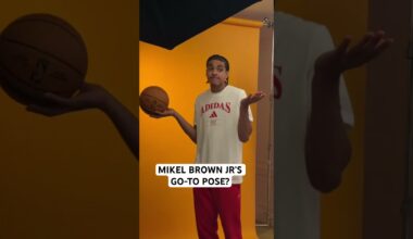 Can you guess Mikel Brown Jr.’s go-to pose? 😂🤷‍♂️