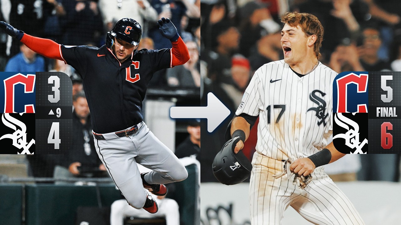 WILD FINISH IN CHICAGO!! Guardians, White Sox go back-and-forth in a nail-biter 😅 (FULL 9TH)