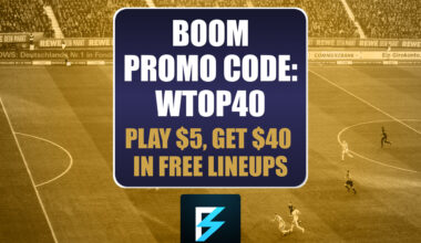 Boom Promo Code WTOP40: Get $40 in Lineups for Sunday MLB
