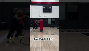 Dame getting offseason work in 🔥💪 (via: damian/IG)