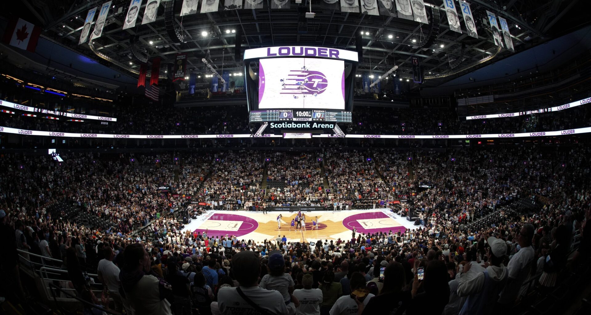Re-live the Tempo's first game on Toronto's biggest court