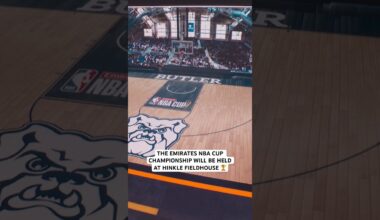 The @emirates NBA Cup championship will be held at Hinkle Fieldhouse 🏆