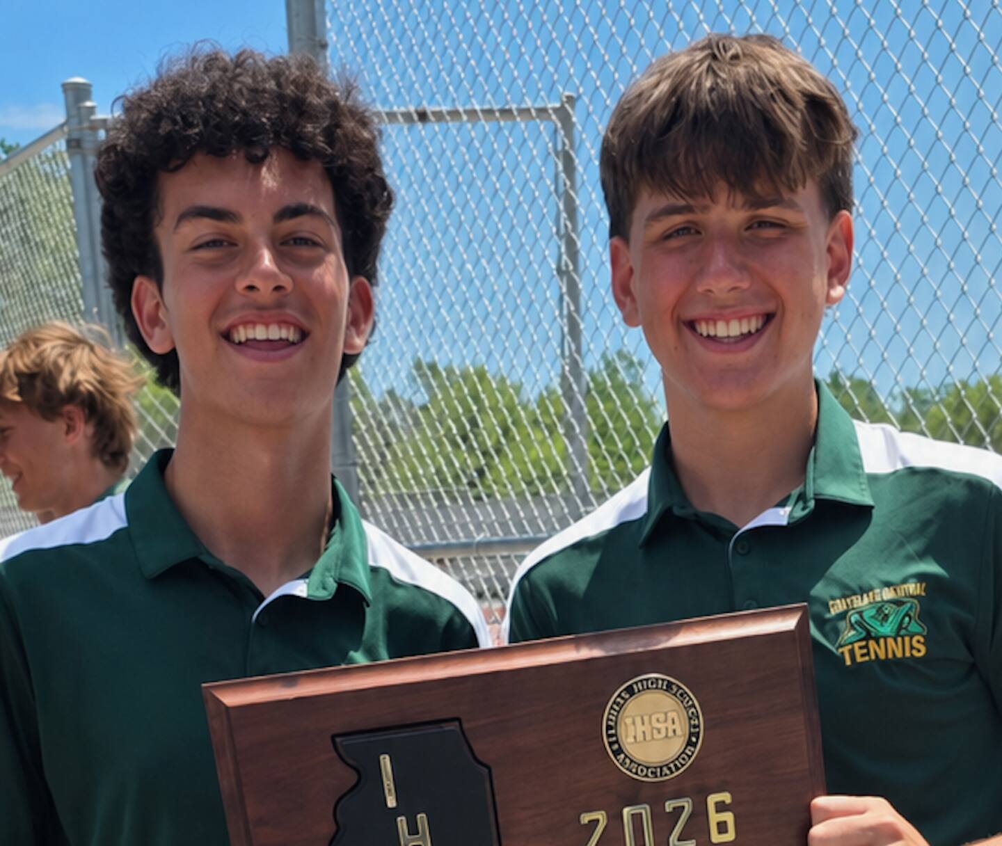 Zeke Boldman (left) and Eryk Bucior, Crystal Lake South