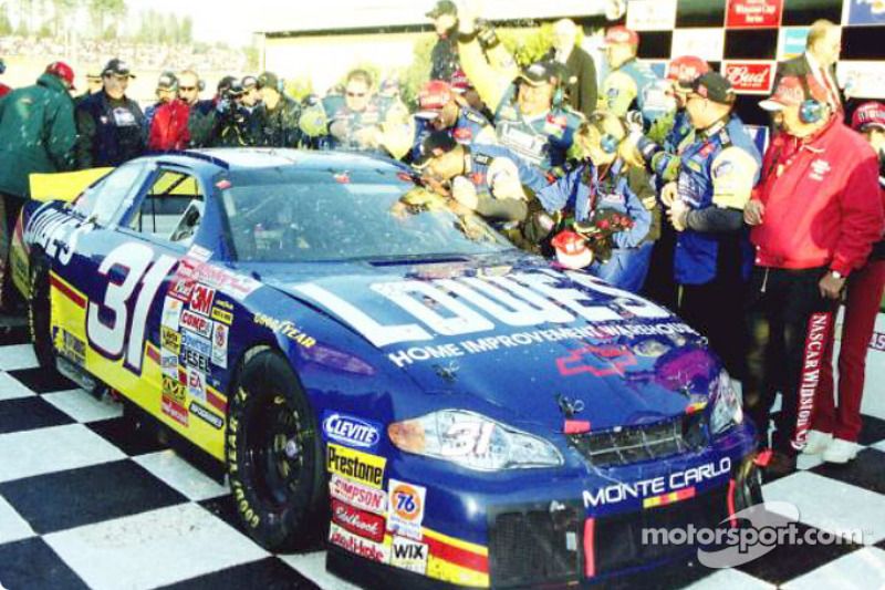 Race winner Robby Gordon