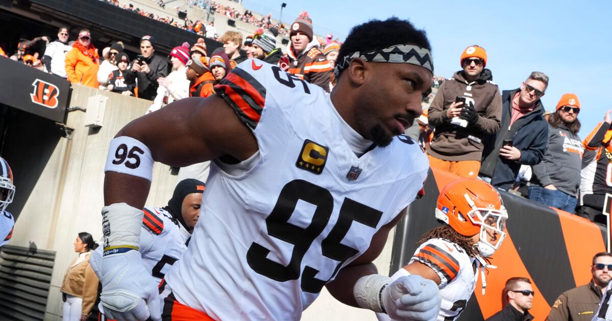 Rams acquire Myles Garrett for Jared Verse in blockbuster trade