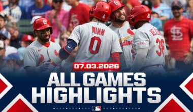 Highlights from ALL GAMES on 7/3 (Junior Caminero homers AGAIN, Cardinals score 17 RUNS and MORE!)