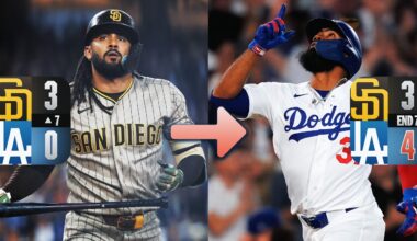 FULL INNING: Teoscar Hernández's go-ahead grand slam highlights Dodgers' 7th inning rally 😤