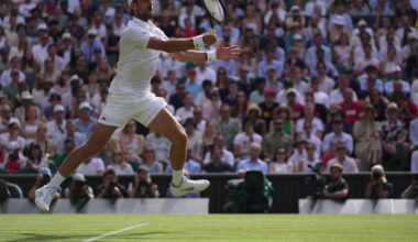 Djokovic breaks Federer's Wimbledon record with 106th match win to reach quarterfinals