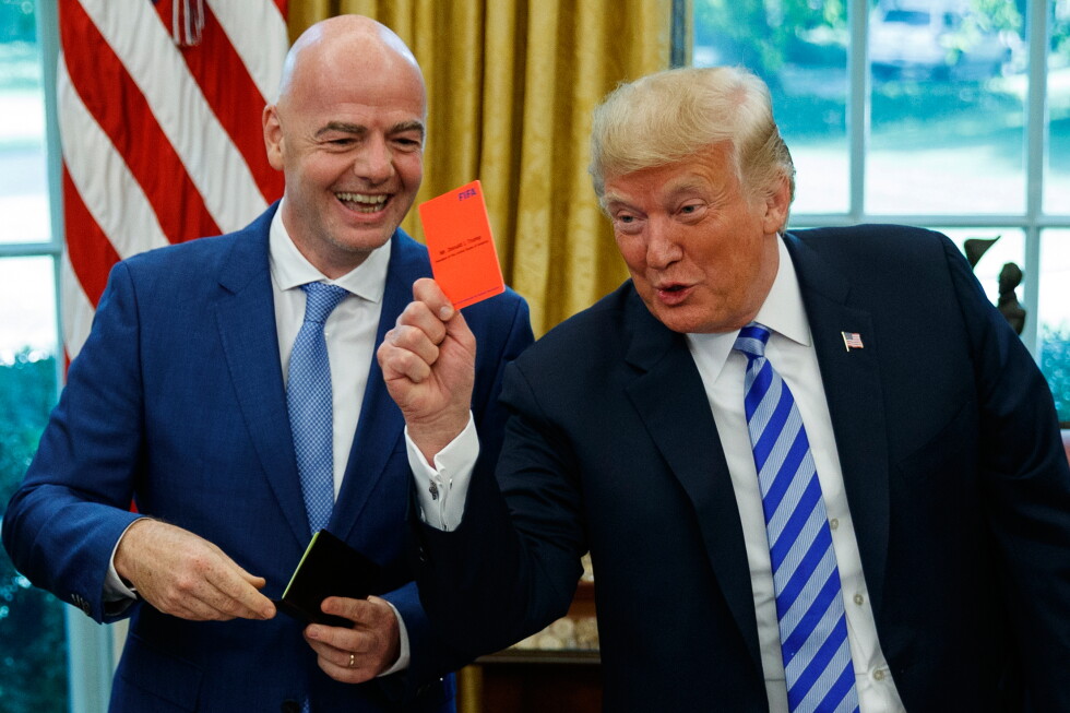 EU lawmakers want investigation of FIFA's Infantino over contact with Trump