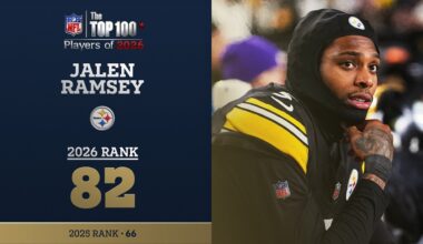 82: Jalen Ramsey (DB, Steelers) | Top 100 Players of 2026