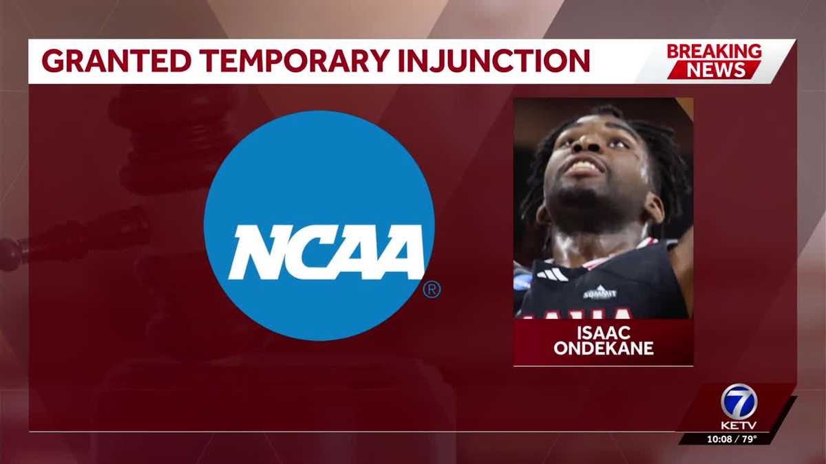 Court clears Omaha basketball player to play while NCAA lawsuit continues
