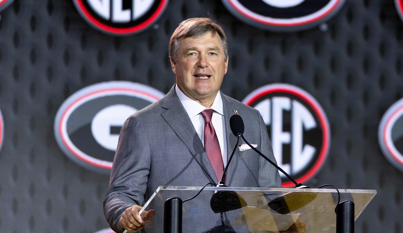 Georgia's Kirby Smart Focused On What Wins Games, Not CFB's Off-Field Debates