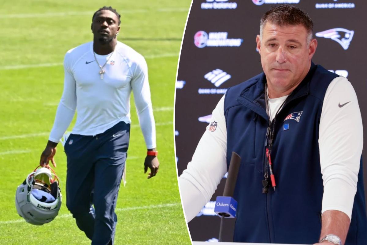 A.J. Brown called out by Mike Vrabel on first day of Patriots training camp