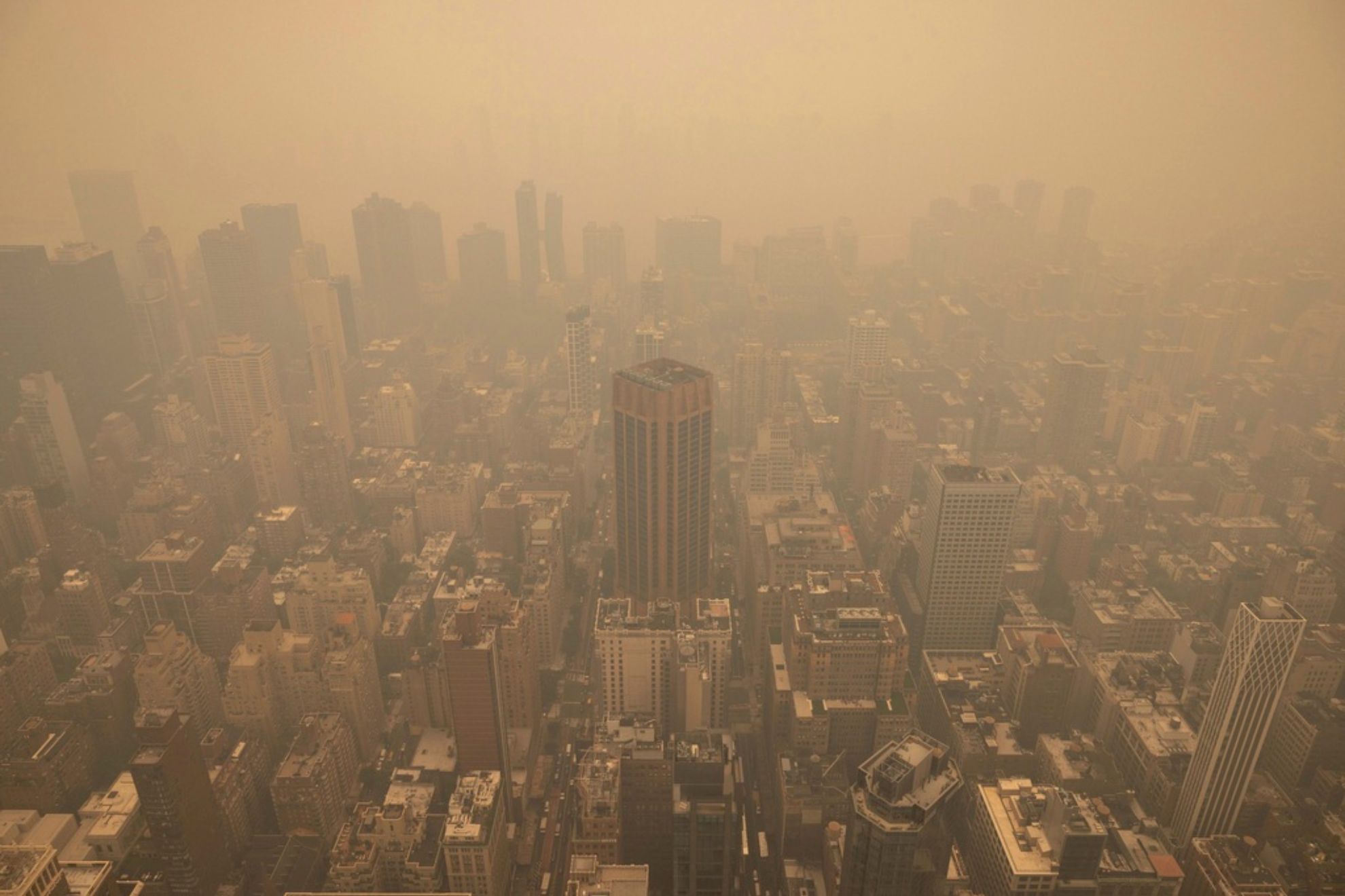 New York City began feeling the effects of the wildfires earlier this week