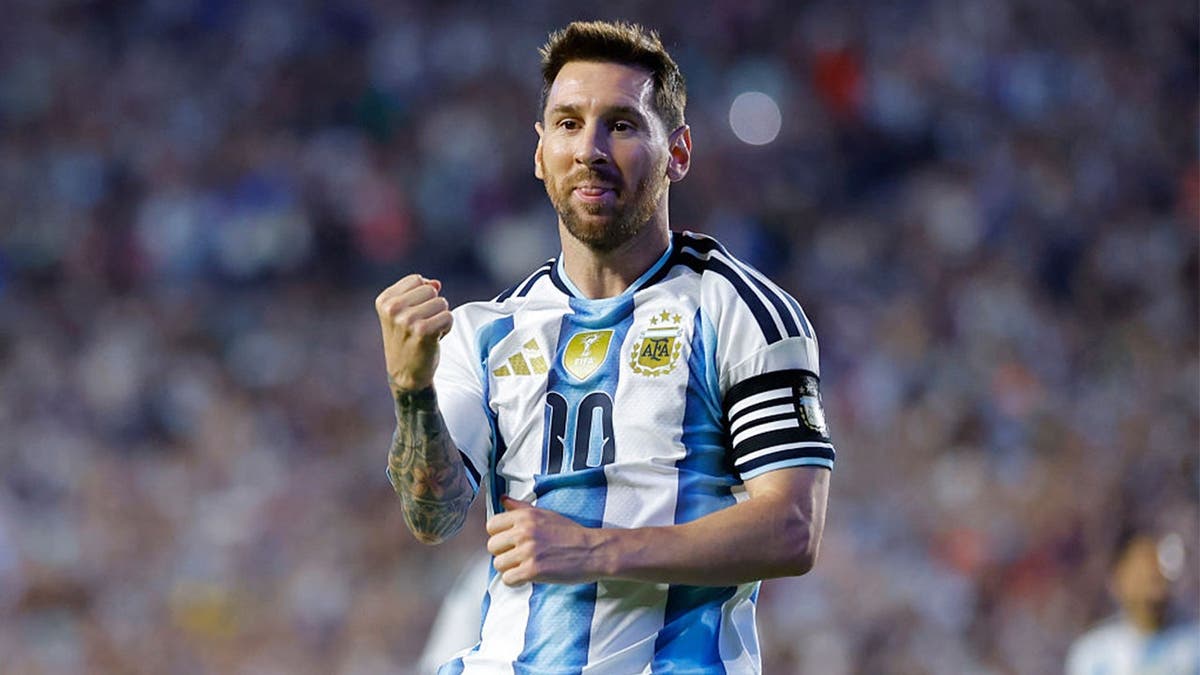 Lionel Messi of Argentina
