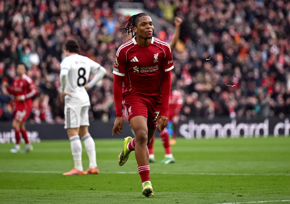 Ngumoha scores first Premier League goal at Anfield for Liverpool