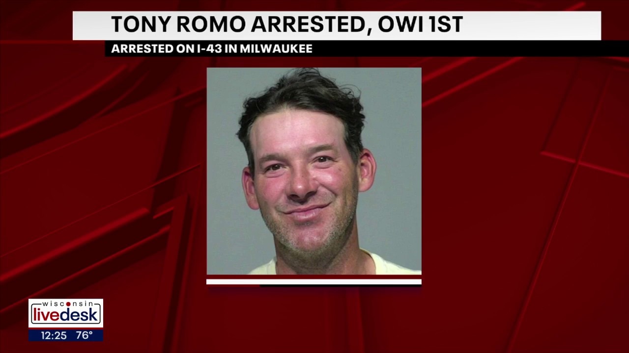 Tony Romo arrested for OWI 1st