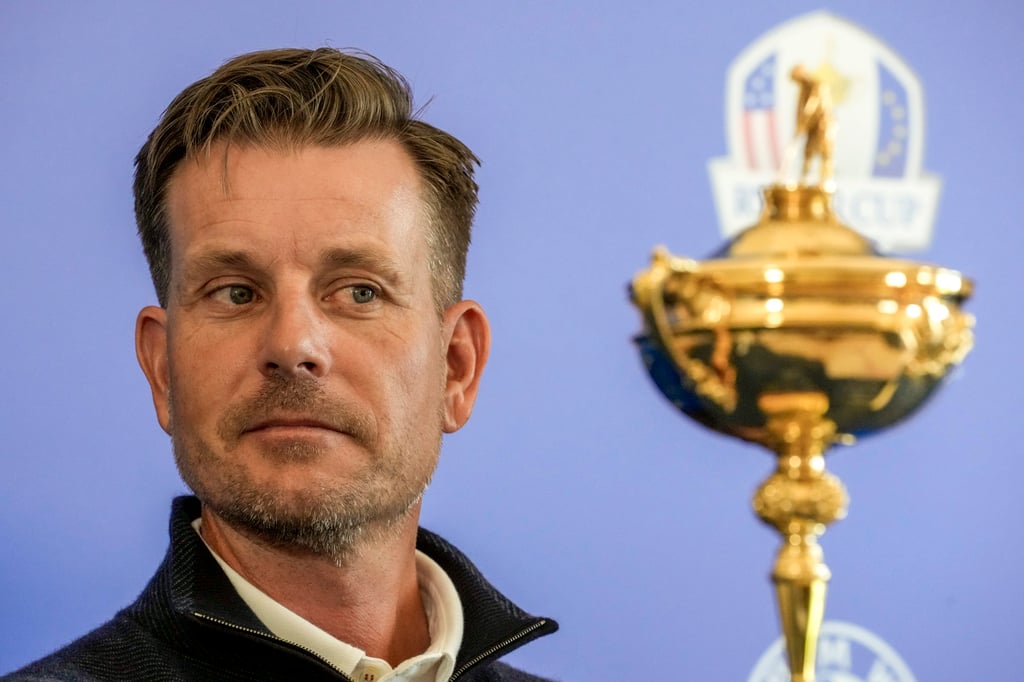 Henrik Stenson was named Europe’s Ryder Cup captain in March 2022 but was stripped of the position four months later after joining LIV Golf. Photo: AP