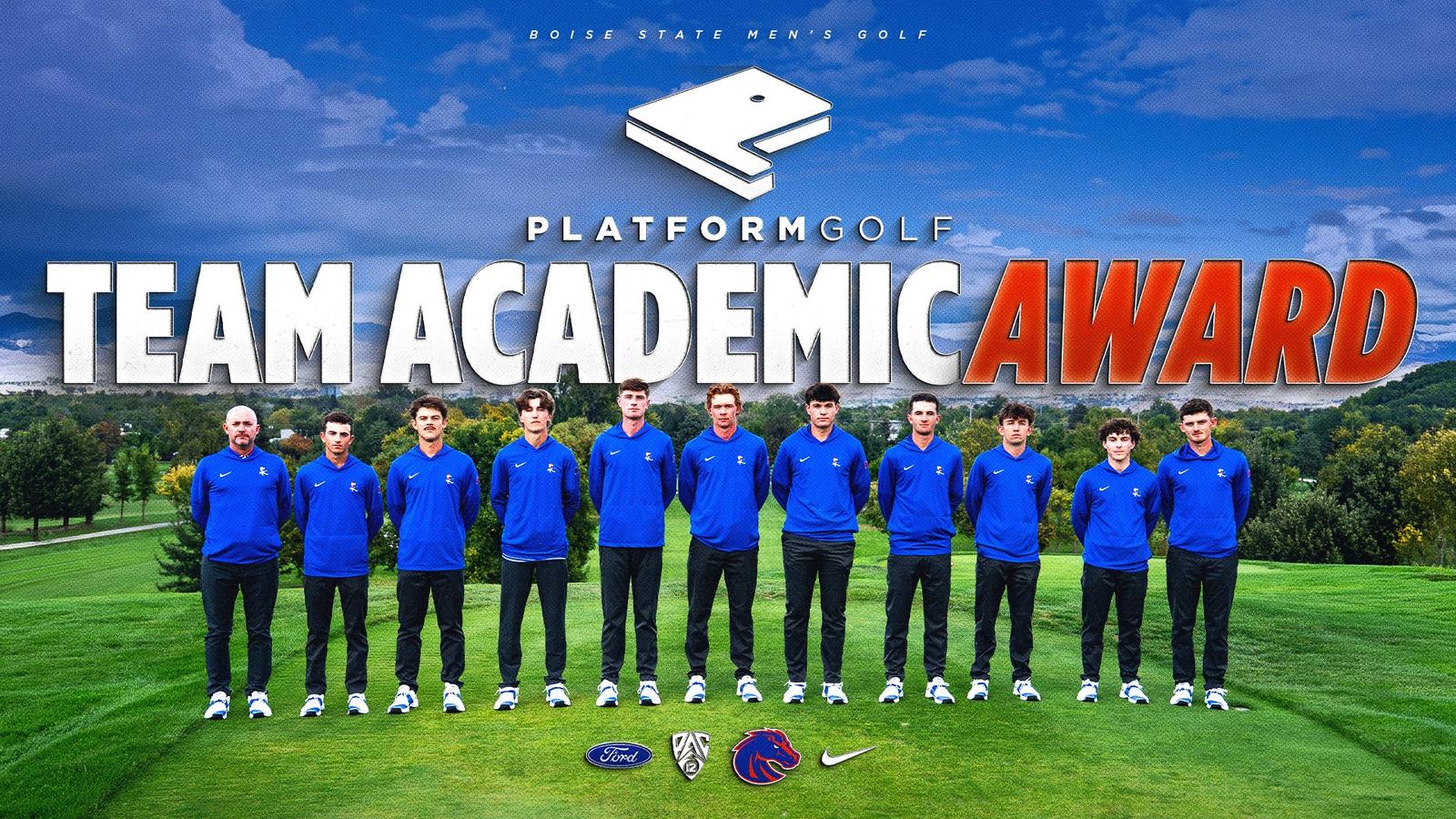 Broncos Receive 2025-26 PLATFORM Golf Team Academic Award