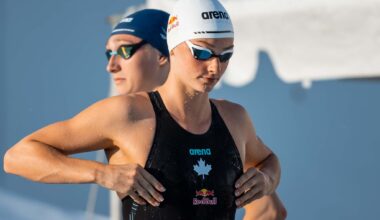 World Record Holder In The Event Summer McIntosh Scratching 200 Fly At 2026 Pan Pacs