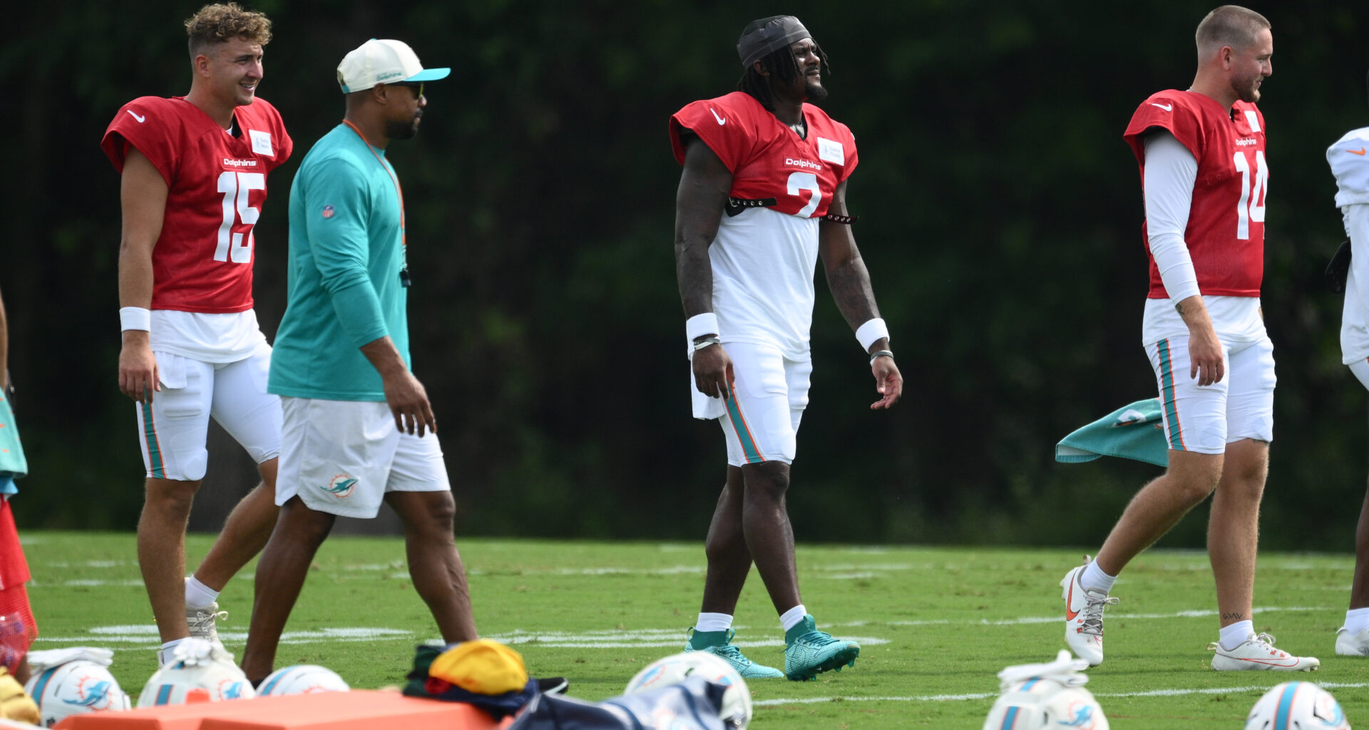 Dolphins-Commanders joint practice report; stock up, down