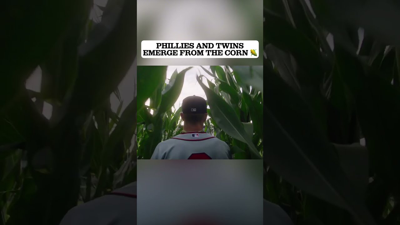 The Phillies and Twins arrive at #MLBatFieldofDreams 🤩