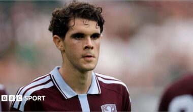 Kosta Nedeljkovic in pre-season action for Aston Villa