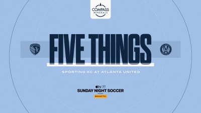 Five Things presented by Compass Minerals: Sporting visits Atlanta for Sunday Night Soccer | Aug. 23, 2026