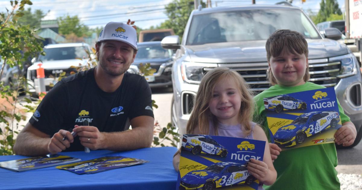 NASCAR driver makes pit stop at new sponsor's Tilton headquarters | Local News