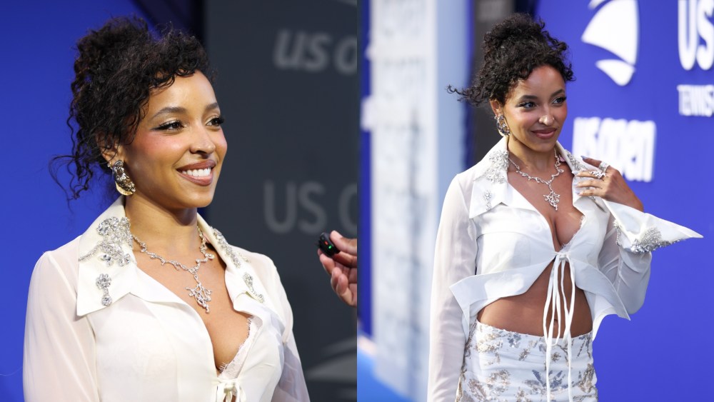 Tinashe wears Theophilio during Fan Week as part of the 2026 US Open at USTA Billie Jean King National Tennis Center on Aug. 26 in Flushing, NY.