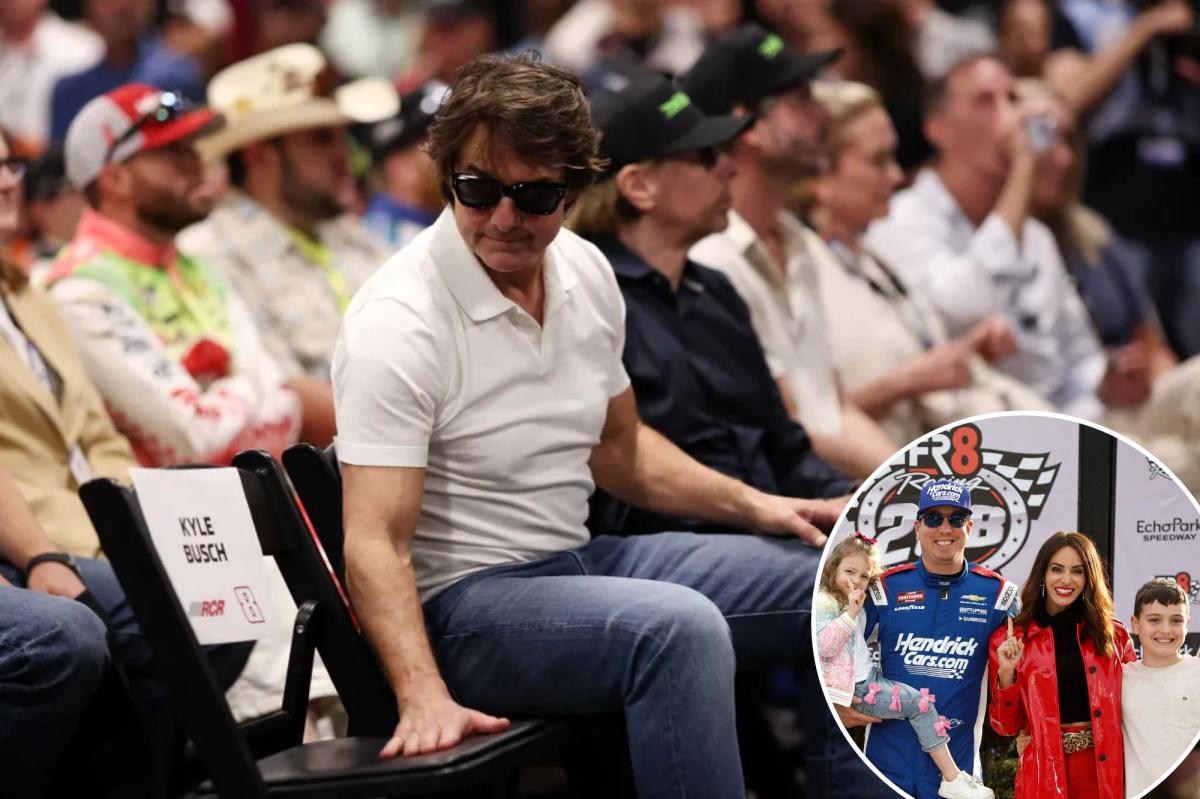 Tom Cruise's touching NASCAR tribute to Kyle Busch as he announces 'Days of Thunder' sequel