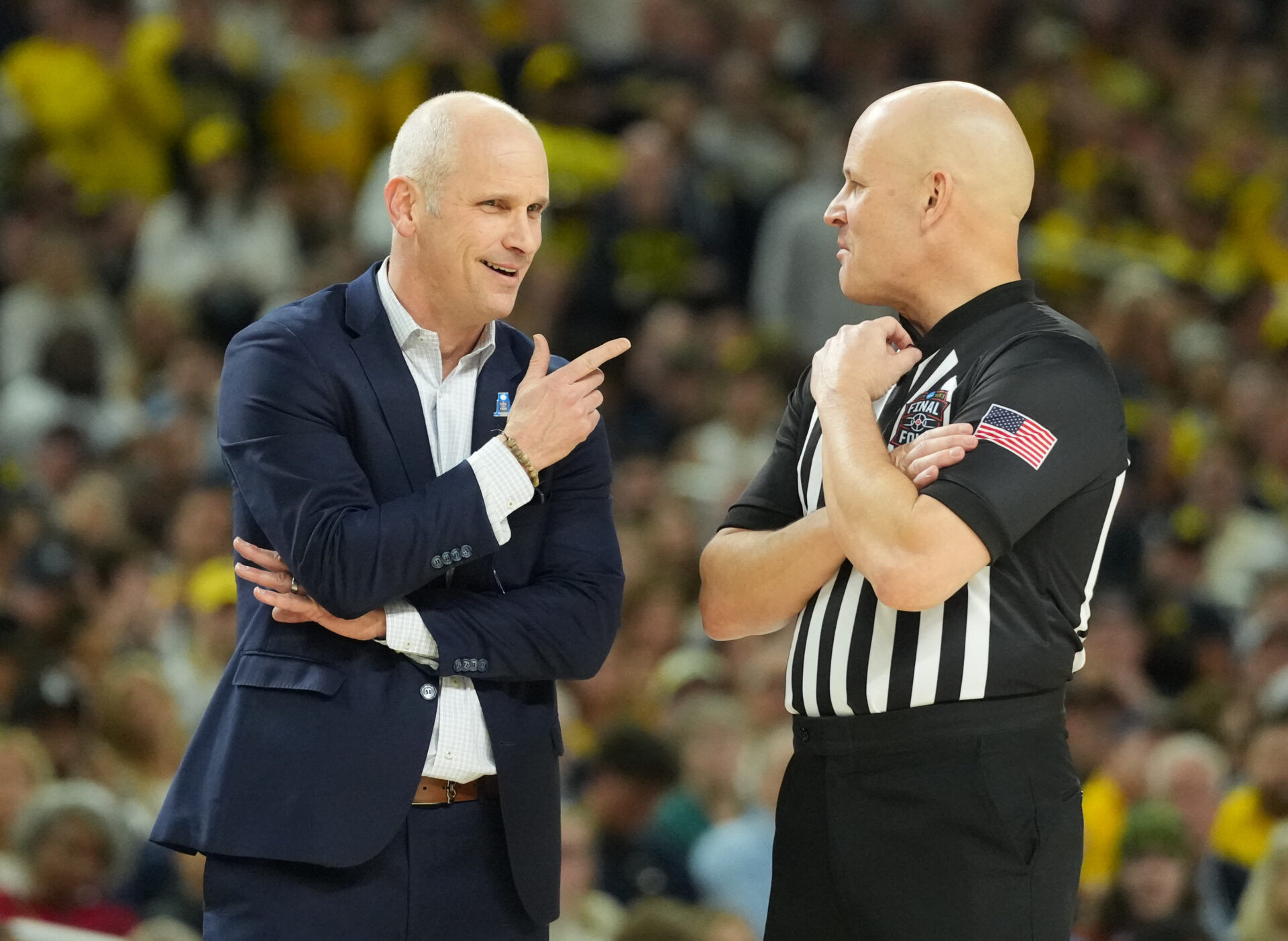 NCAA Basketball: Final Four National Championship-Connecticut at Michigan