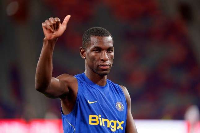 Mandatory Credit: Photo by Venron Yuen/Nexpher via ZUMA Press Wire/Shutterstock (17043648aq) Nicolas Jackson of Chelsea Football Club during open training at Kai Tan Stadium during the Hong Kong Football Festival 2026 in Hong Kong, August 4, 2026. HONGKONG-SOCCER/FOOTBALL-FEST, Hong Kong - 04 Aug 2026