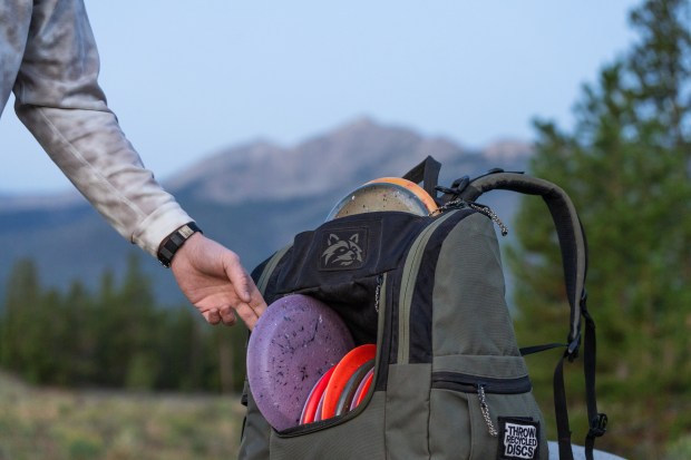 Denver-based Trash Panda Disc Golf partnered with Crocs footwear company to release a specialty line of discs featuring recycled shoes on Earth Day 2026. The company will add a driver to the collection, called Crocs Procyon (pictured), on Sept. 14, 2026. (Provided by Trash Panda Disc Golf)