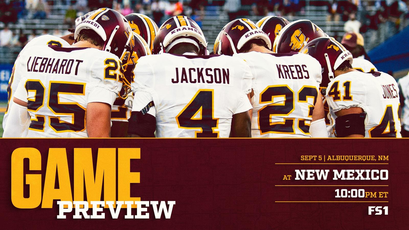 Football Opens 2026 Season at New Mexico Saturday Night