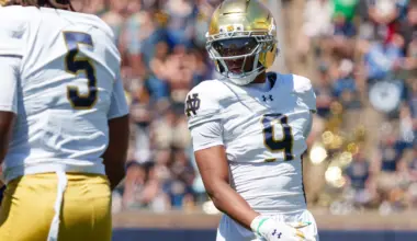 2027 NFL mock draft: 49ers pick Notre Dame safety Brauntae Johnson