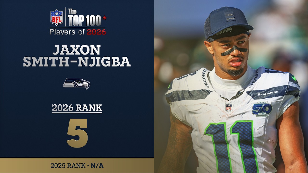 5: Jaxon Smith-Njigba (WR, Seahawks) | Top 100 Players of 2026