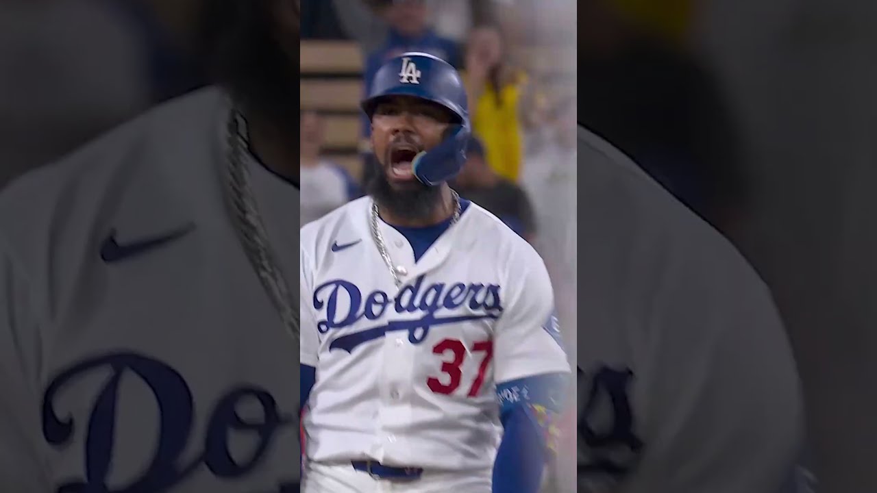 1 swing, 2 runs! Teoscar Hernández is the Dodgers' walk-off hero! 😤