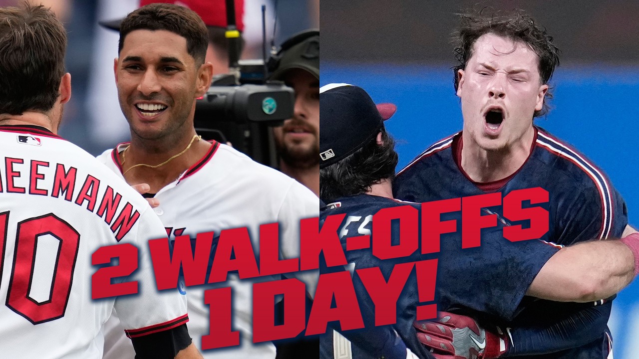 Déjà vu! ✌️ The Guardians WALK IT OFF in BOTH games of the doubleheader! 😱 | MLB Highlights