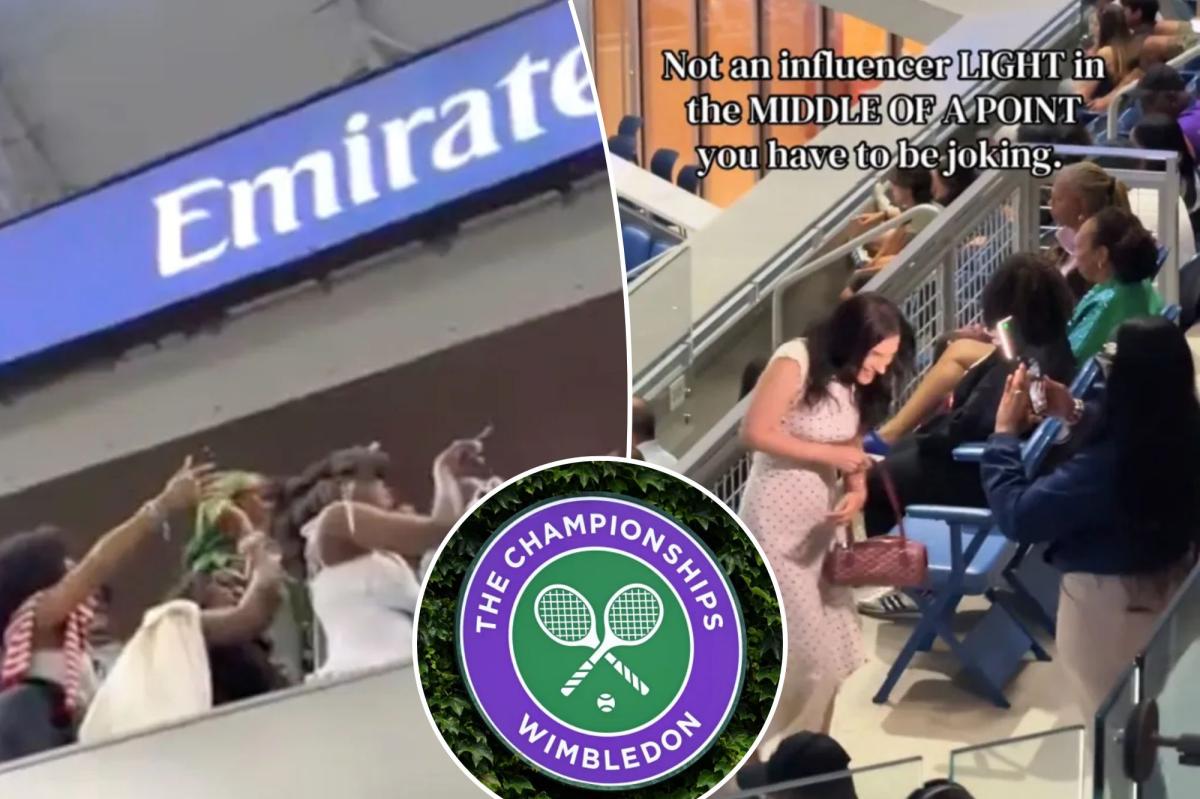 Wimbledon to crack down on influencers after chaotic US Open takeover