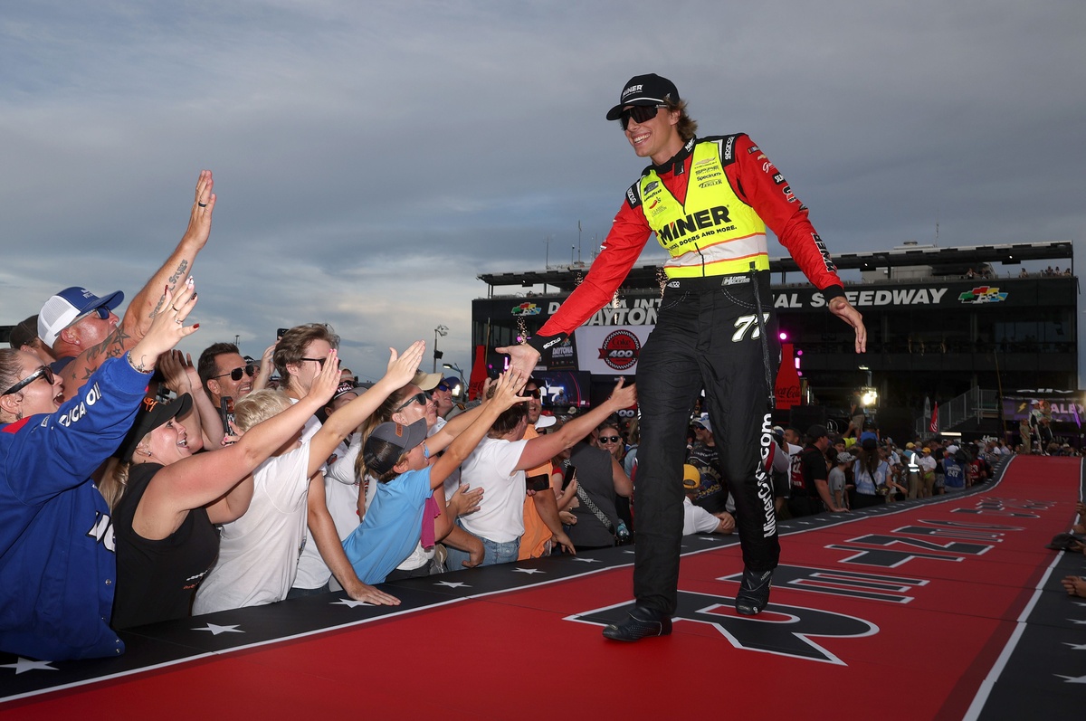 Carson Hocevar merch store
reportedly approached $200,000 in sales after Keselowski clash