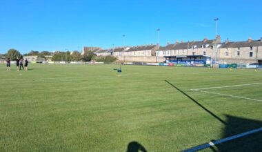 Celebrity football match on Portland featuring TV favourites